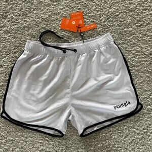 Men's YoungLA 125 OLYMPIC SHORTS, NWT white